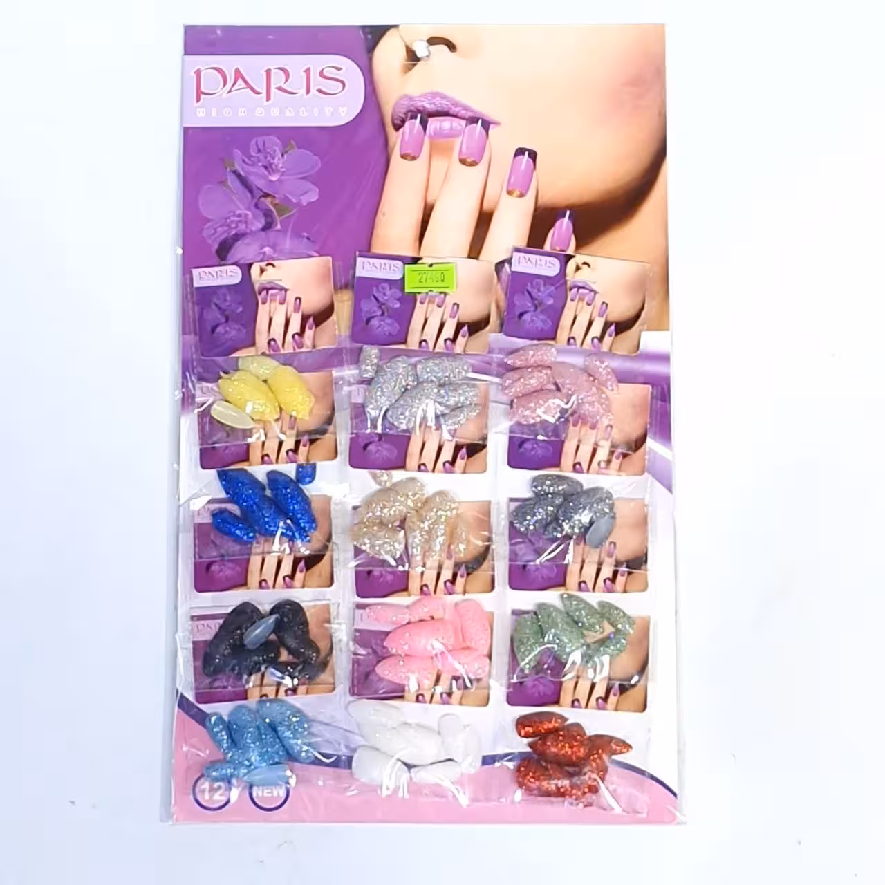 ناخن مصنوعی شنی اکلیلی (سر تیز)