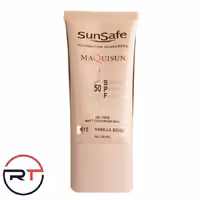 ضد آفتاب بژ وانیلی SPF50 فاقد چربی N15 سان سیف