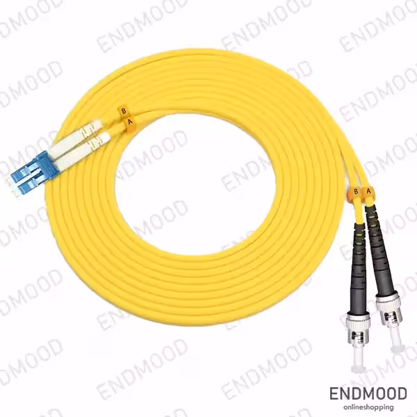 پچ کورد فیبرنوری 10 متری نگزنس LC-ST داپلکس سینگل مود Nexans