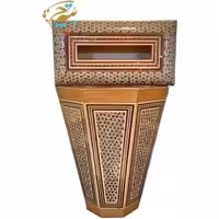 جعبه دستمال کاغذی و سطل بزرگ خاتم کاری