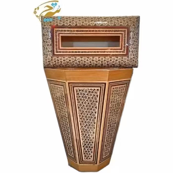 جعبه دستمال کاغذی و سطل بزرگ خاتم کاری