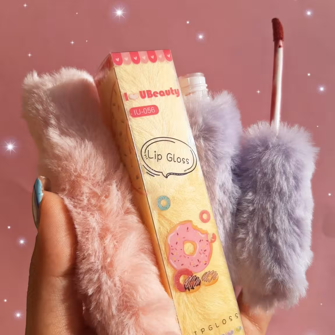 پک رژ  6 تایی دونات پشمالو