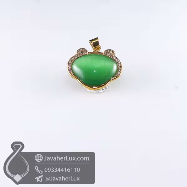 گردنبند نقره زنانه چشم گربه _ کد : 100772