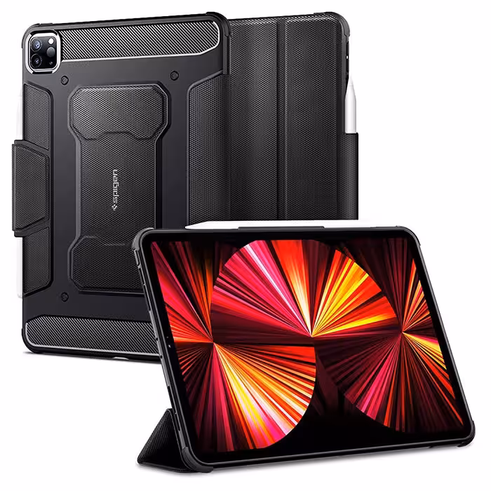 کاور اسپیگن تبلت اپل iPad Pro 11 inch 2021 / 2020 / 2018 مدل Rugged Armor Pro