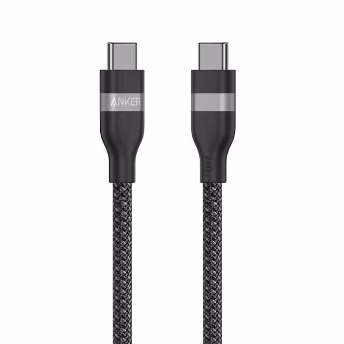 کابل تبدیل USB-C به USB-C انکر مدل A82E2 طول 1.8 متر با توان 240 وات | کالا مکس