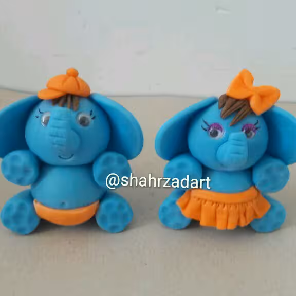 عروسک فیل دختر وپسر