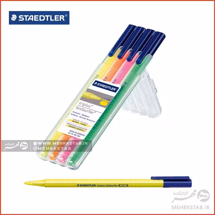 هایلایتر قلمی ست 4 عددی استدلر Staedtler Triplus Textsurfer Highlighter Box of 4