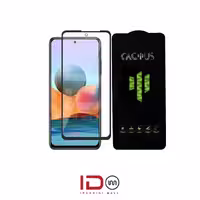گلس شیشه ای تمام صفحه و فول چسب کاکتوس موبایل xiaomi note 10