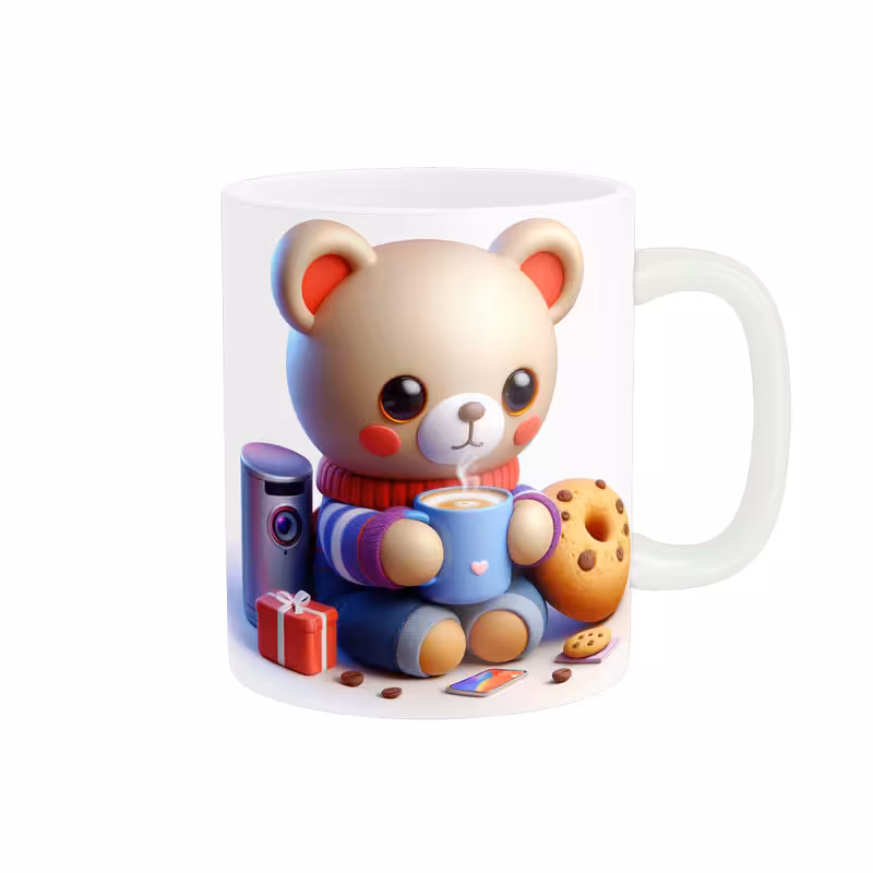 خرید ماگ-لیوان   خرس فانتزی و قهوه کد 964