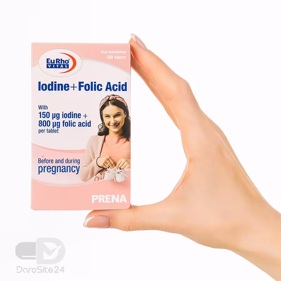 قرص ید و فولیک اسید یوروویتال 60 عدد