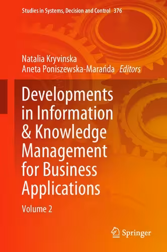 خرید و دانلود نسخه کامل کتاب Developments in Information &amp; Knowledge Management for Business Applications: Volume 2