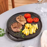 تابه گریل چدنی گرد ریور کد 8681 بسته 1 عددی