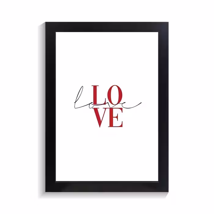 تابلو عاشقانه طرح love کد PF-27092
