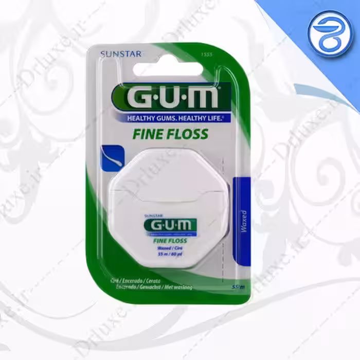 مشخصات، قیمت و خرید نخ دندان فاین فلاس جی یو ام 55 متری - دکتر لوکس