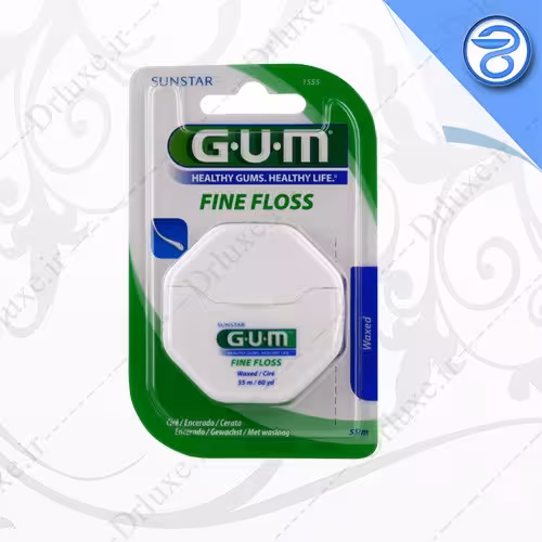 مشخصات، قیمت و خرید نخ دندان فاین فلاس جی یو ام 55 متری - دکتر لوکس