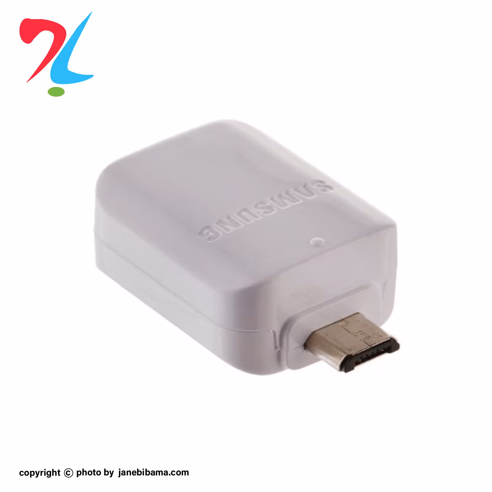 مبدل میکرو به یو اس بی برند سامسونگ مدل samsung otg usb to micro - سفید