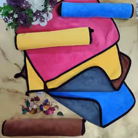 دستمال جادویی نانو میکروفایبر اعلا حوله ای دو رو 