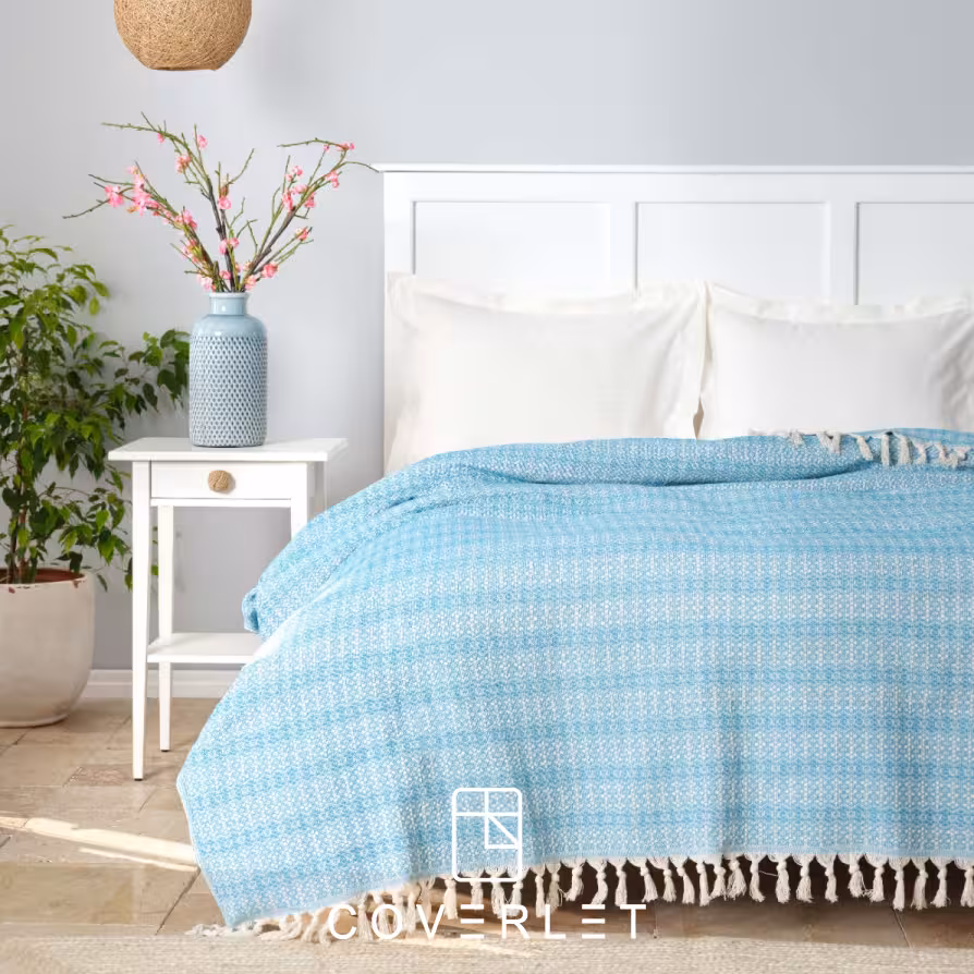 روتختی پیکه دونفره آبی مدل Destina