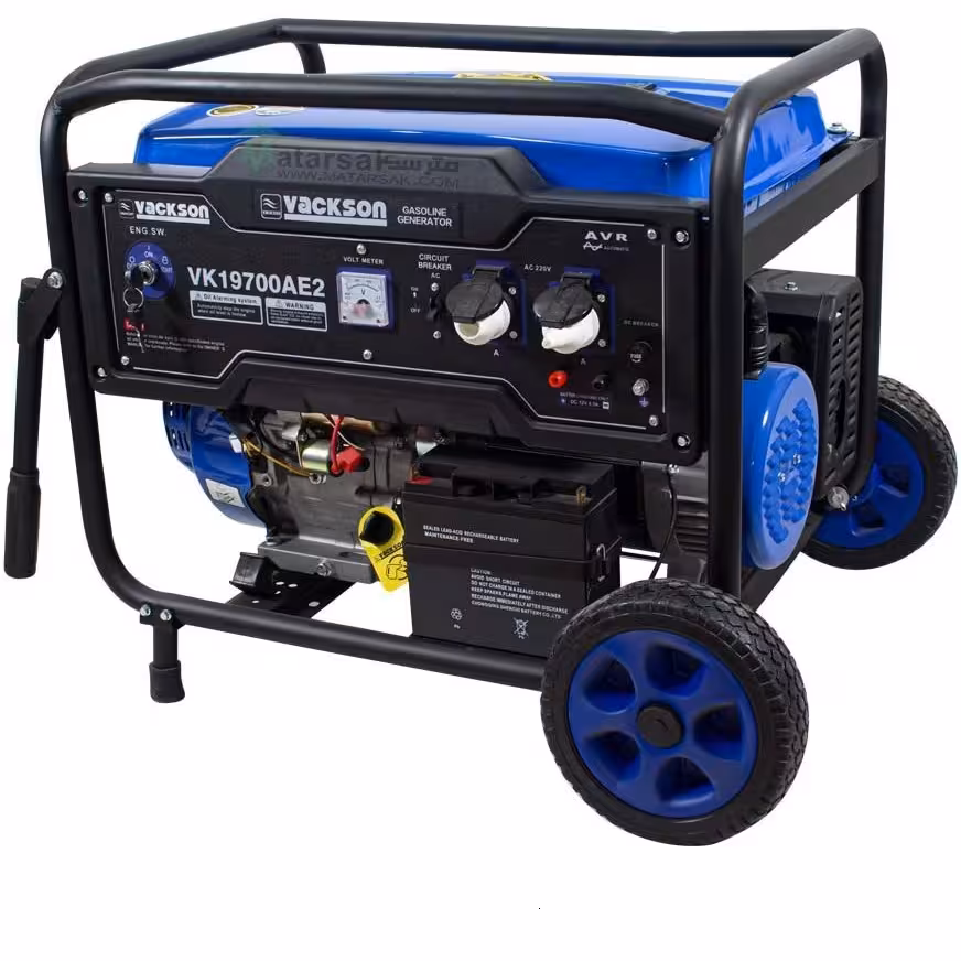 موتور برق بنزینی واکسون 9.5 کیلووات استارتی مدل VACKSON VK20700AE2