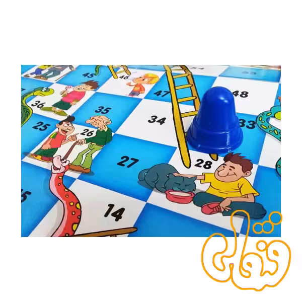 بازی منچ و مارپله خانواده فکراوران