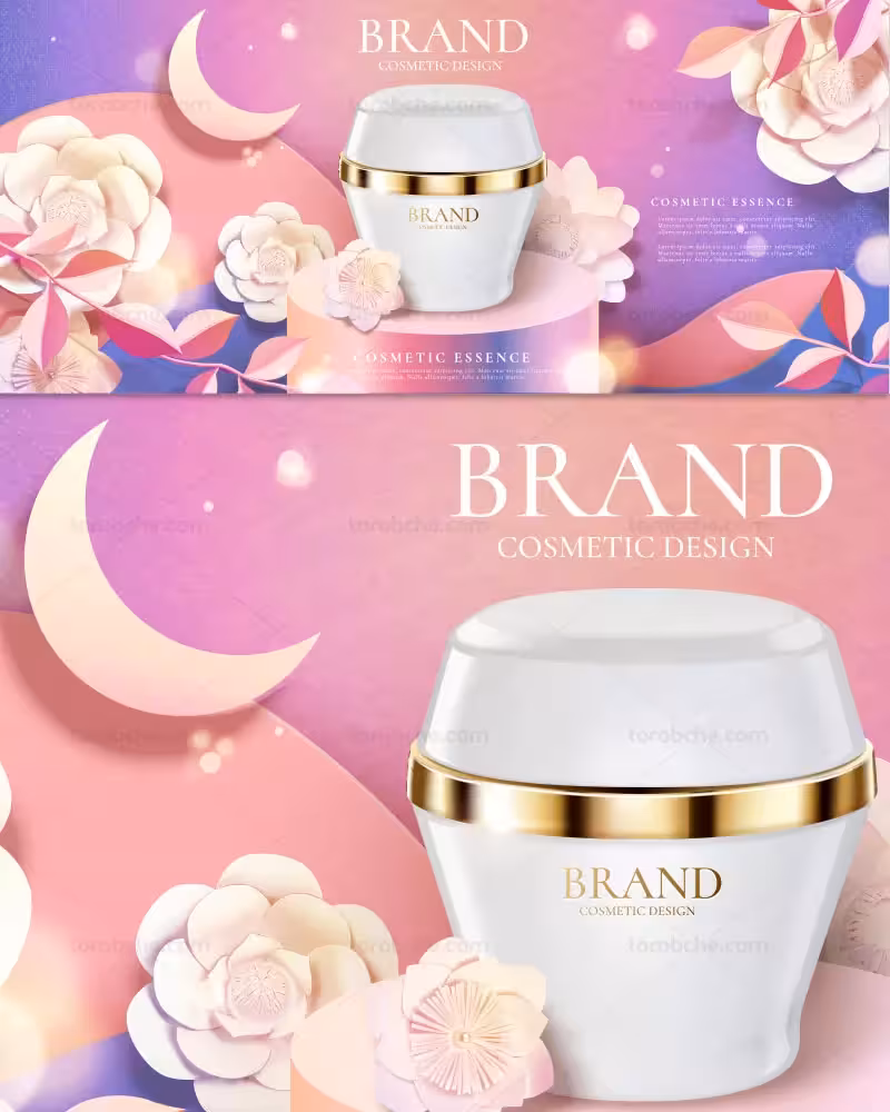 وکتور کرم شب مخصوص بانوان | گرافیک با طعم تربچه