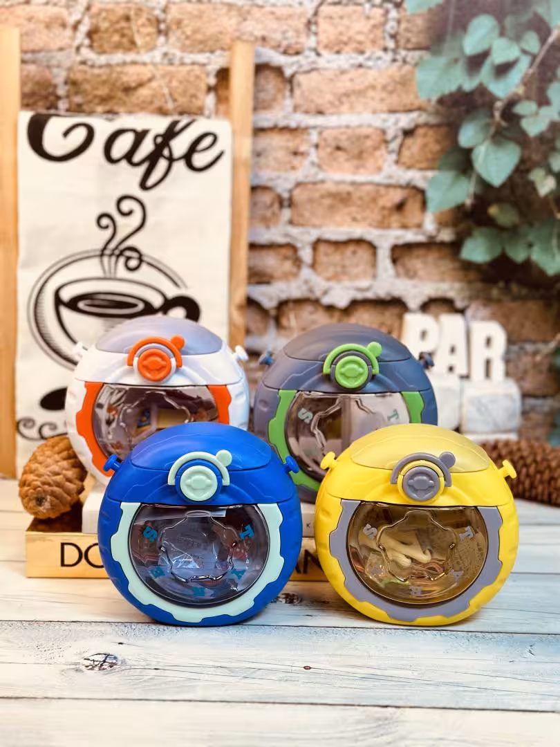 قمقمه طرح لاستیک ماشین بند دار کد 2206