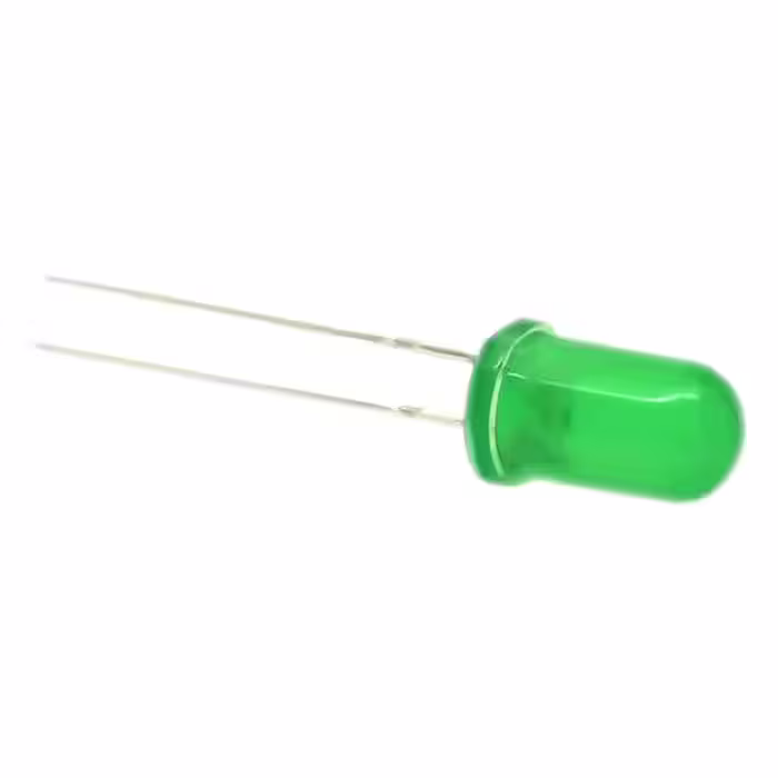 LED 5mm سبز مات پایه بلند بسته 1000 عددی