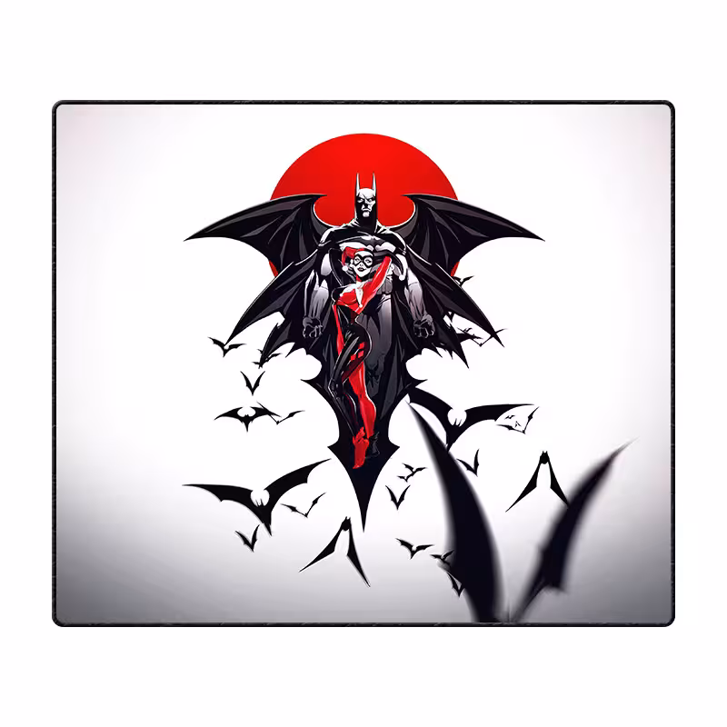 ماوس پد گیمینگ طرح BATMAN And HARLEY