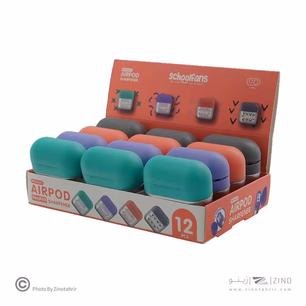 تراش مخزن دار دوسوراخ ایرپاد متالیک اسکول فنز کد923002