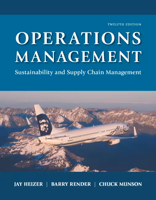 خرید و دانلود نسخه کامل کتاب (Download Instructor's Solutions Manual Operations Management: Sustainability and Supply Chain Management (12th Edition - Pdf