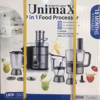 خرد کن غذاساز لمسی یونی مکث گلویی استیل