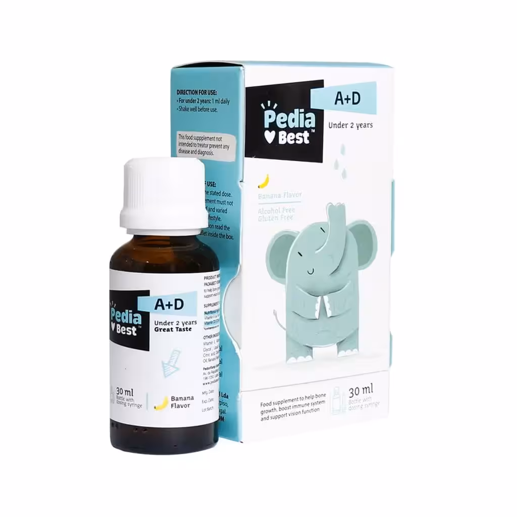قطره ویتامین آ د پدیابست با طعم موز