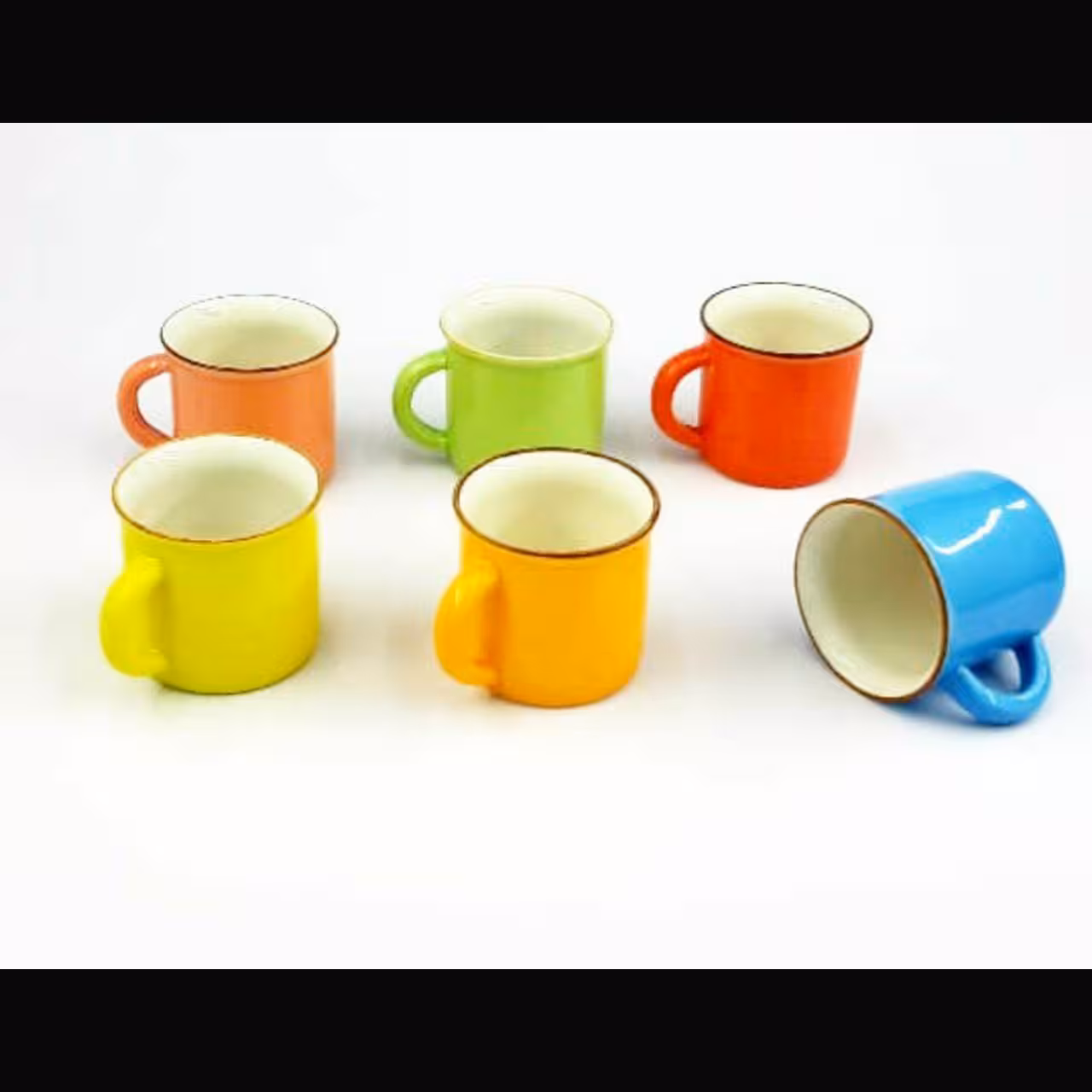 فنجان قهوه رنگی 6 عددی