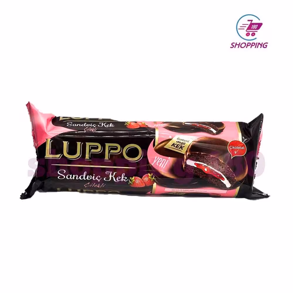 کیک لوپو شکلاتی توت فرنگی 182 گرم