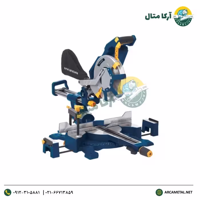 اره فارسی بر کشویی دوطرفه HP2430-MS برند هیوندای 2400 وات