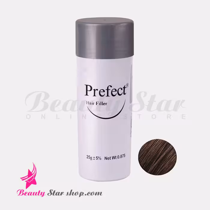 پودر پرپشت کننده موی سر پرفکت قهوه ای کد 4 حجم 25 گرم