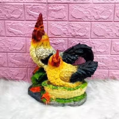 مرغ و خروس سبدی