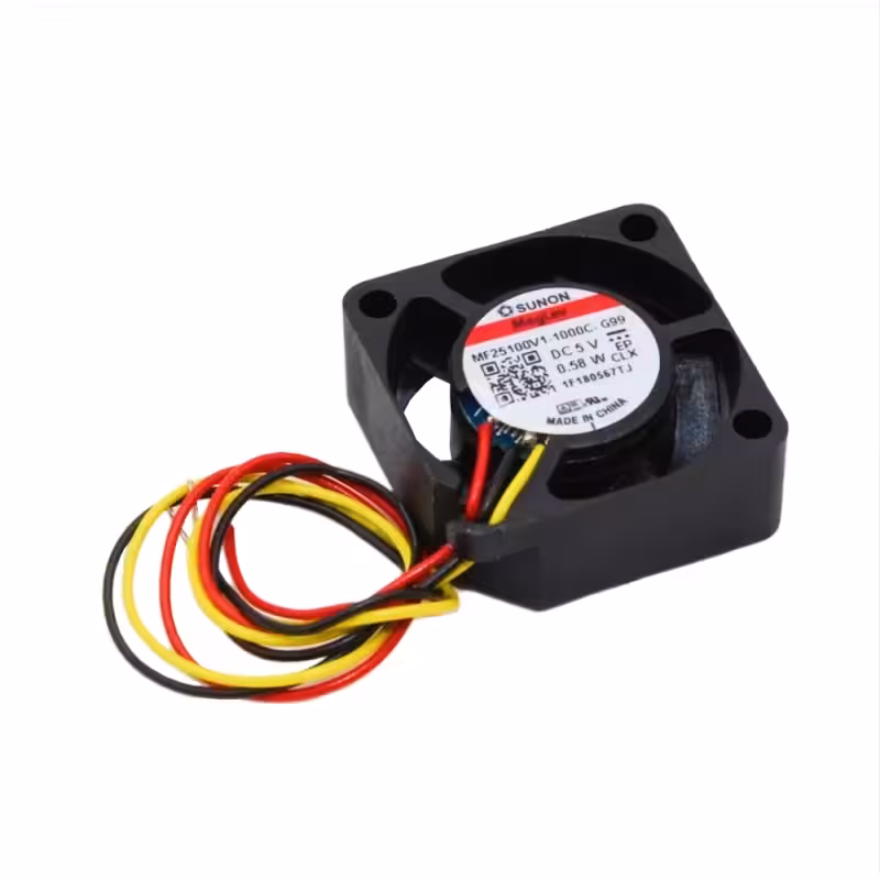 فن براشلس 5v سه سیمه سایز 2.5×2.5×1 مارک SUNON مدل MF25100V1-1000C-G99