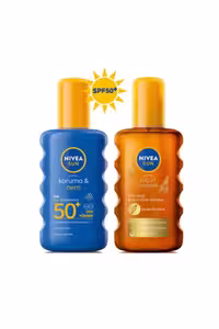 ست اسپری ضد آفتاب و روغن برنزینگ NIVEA