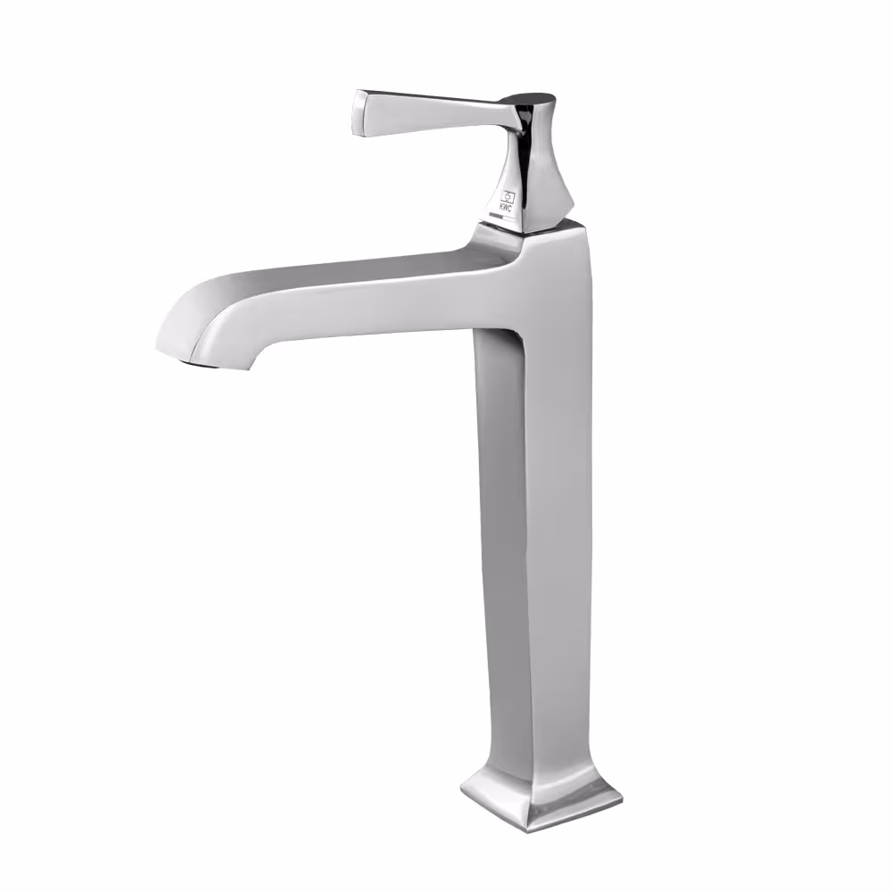 شیر روشویی پایه بلند کروم KWC مدل کلاسیک