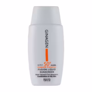 ضد آفتاب بی رنگ ژیناژن مدل Fusion liquid 50ml