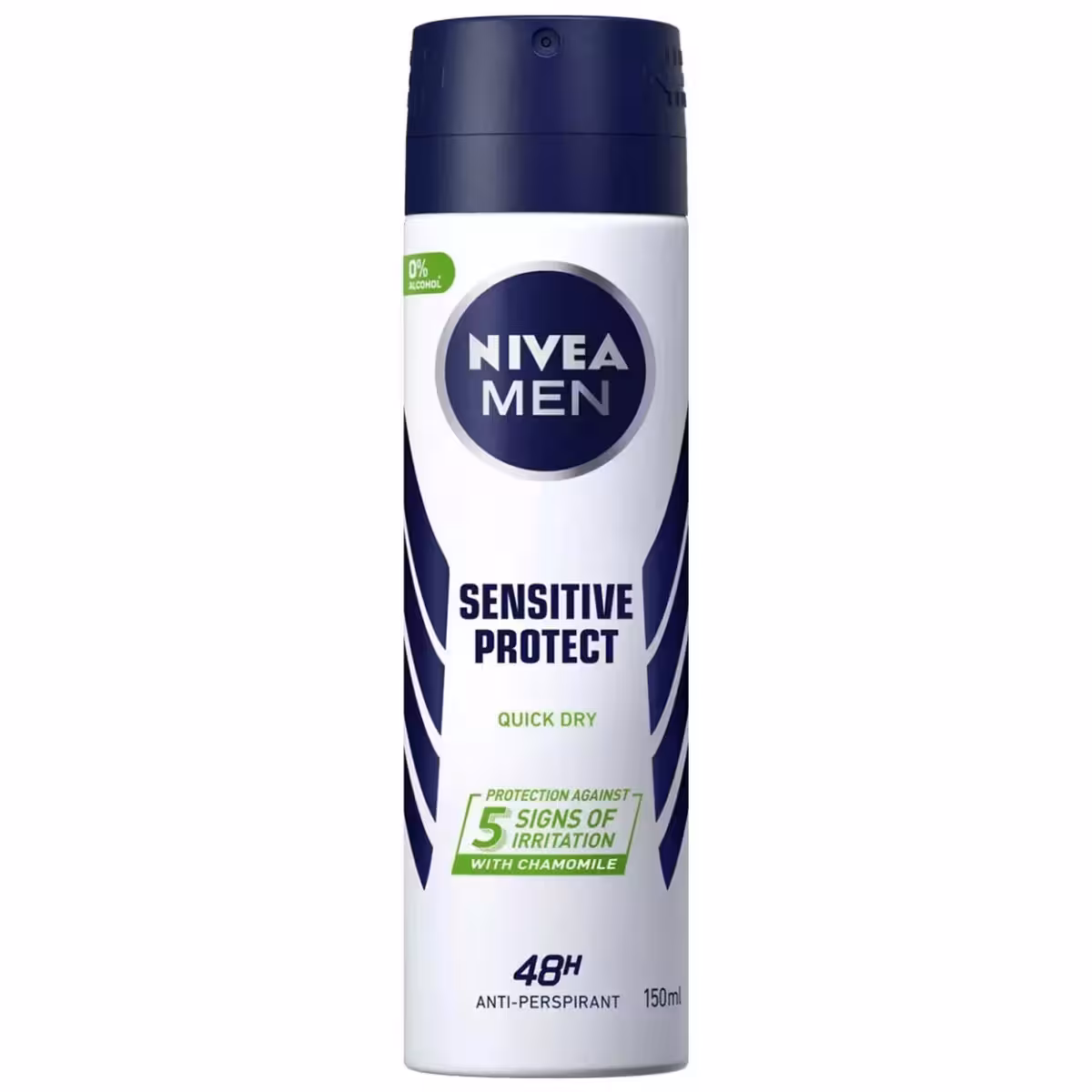 اسپری دئودورانت ضد تعریق مردانه نیوآ 48 ساعته مدل Sensitive Protect 150ml