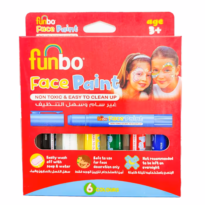 ماژیک گریم صورت فانبو  بسته 6 عددی