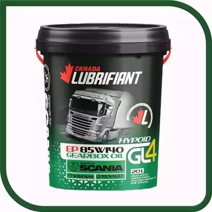 واسکازین روغن گیربکس 85W140 لوبریفینت کانادا  GL4 سطل  20 لیتری