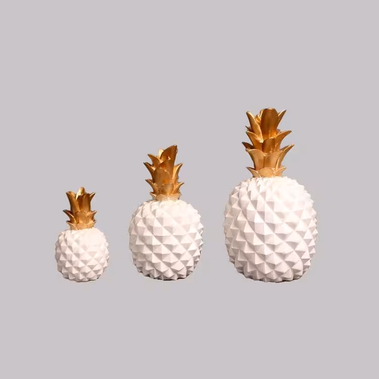 دکوری طرح آناناس مجموعه 3 عددی