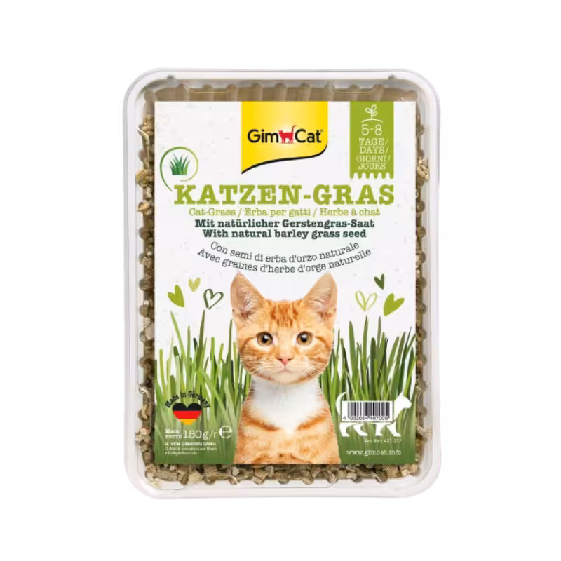 علف گربه مدل Barley Grass Seed برند GimCat جیم کت 150 گرمی