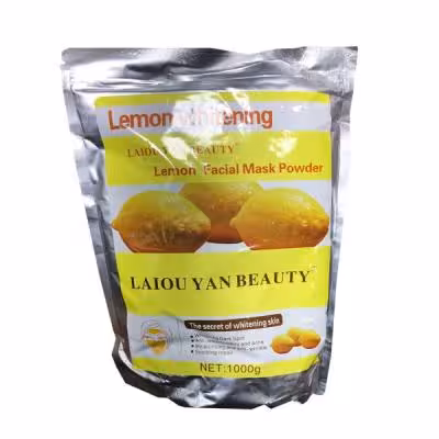ماسک پودری جوان کننده و سفید کننده لاتکسی LAION YAN BEAUTY عصاره لیمویی 1000 گرمی