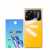 محافظ لنز دوربین لجند مدل نانو گلس، مناسب موبایل شیائومی Poco X5 Pro، بسته 5 عددی