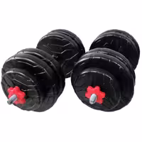 دمبل رادیس فیت مدل DVP-12-mix1 وزن 12 کیلوگرم بسته 2 عددی