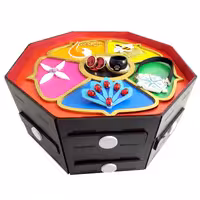 جعبه اسباب بازی کودک مدل میراکلس طرح دختر کفشدوزکی کد 09